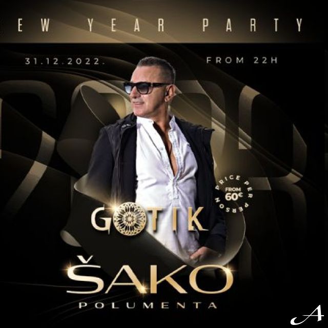 Klub Gotik Nova godina - muzičar sa naočarima