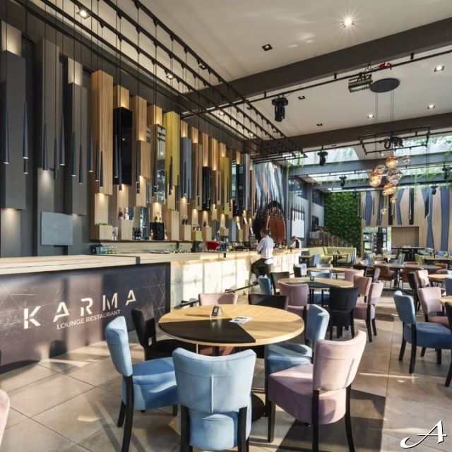 Restoran Karma - moderno uređena sala