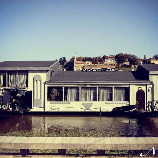 Splav restoran Vizantija - pogled spolja