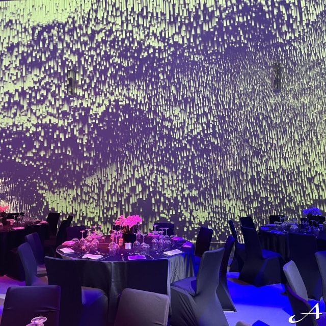 Sava Centar Immersive Hall - dekorisane stolove