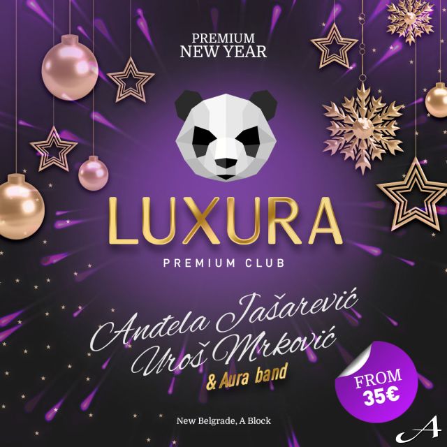 Premium club Luxura - novogodišnja dekoracija