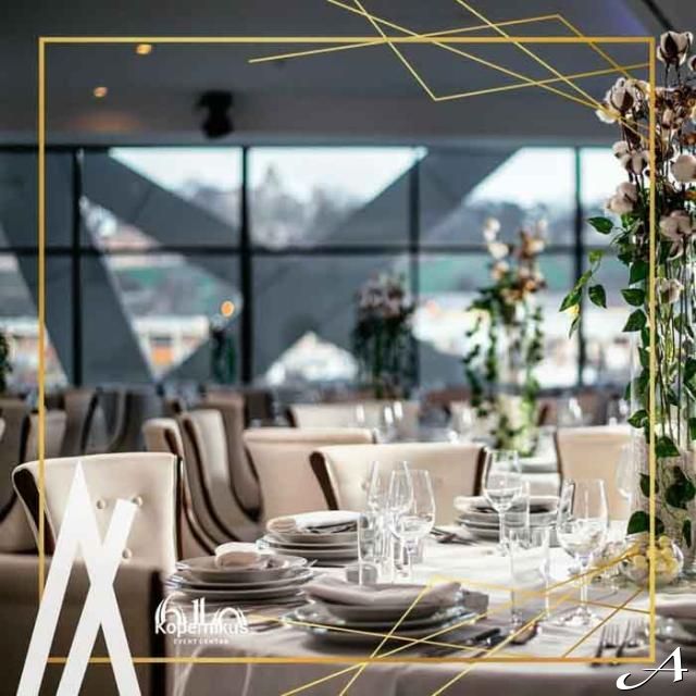 Event centar - elegantno sređene stolove