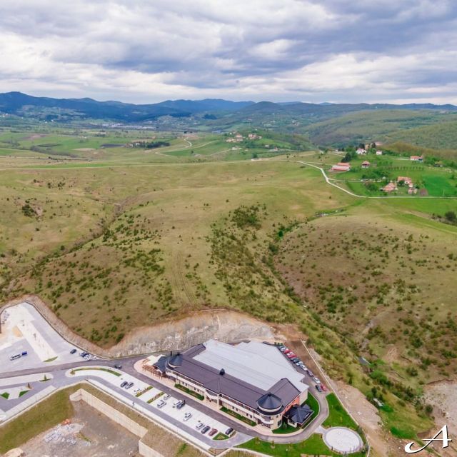 Pjević Event Centar Zlatibor - pogled iz vazduha