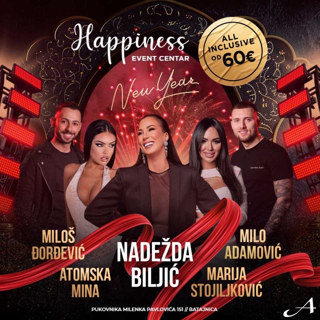 Doček Nove godine - grupa izvođača