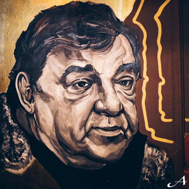 Kafana Druga Kuća - mural portret
