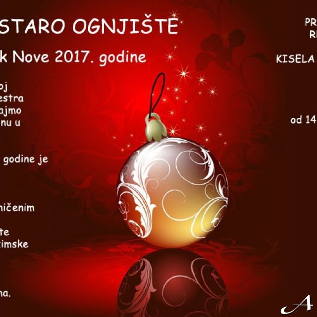 Novogodišnji doček - pozivnica sa detaljima