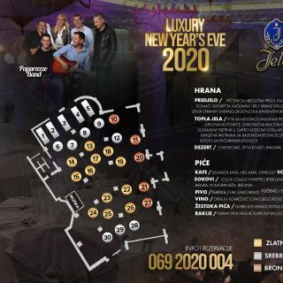Doček Nove godine - plan mesta