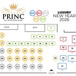Nova godina u restoranu Princ - raspored sedenja