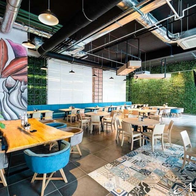 Restoran Take Square - moderan enterijer