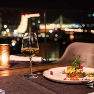 Hotel Amsterdam - večera i vino