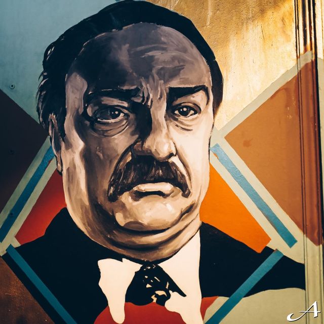 Kafana Druga Kuća - mural portret