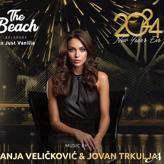 The Beach Belgrade - žena sedi