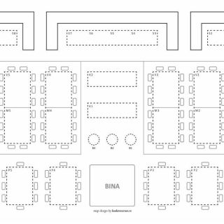 Klub restoran Baraka - raspored stolova i bine