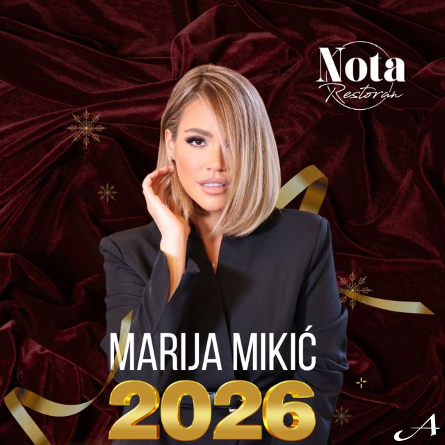 Doček Nove godine - žena u crnom
