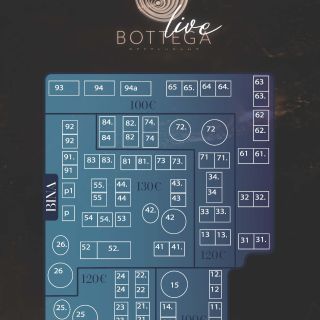 Restoran Bottega - mapa sedenja