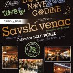 Novogodišnji doček u restoranu Savski venac