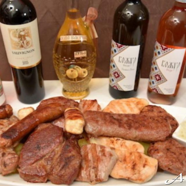 Proslava Srpske Nove godine - roštilj i vino