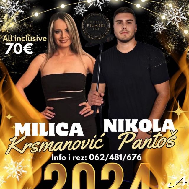 Novogodišnji doček - dvoje ljudi