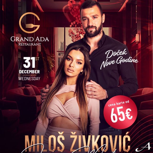 Nova godina - par u restoranu
