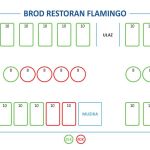 Brod Restoran Flamingo Doček Nove godine 2026
