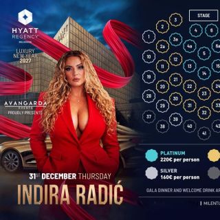 Hotel Hyatt Regency - Nova godina plan sedenja