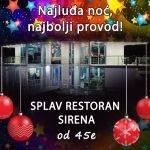 Splav restoran Sirena Srpska Nova godina 2026