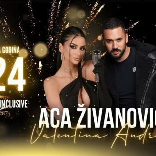 Doček Nove godine - pevači na bini