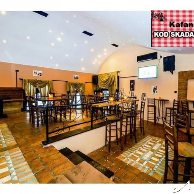 Kafana Kod Skadarlije - prazna unutrašnjost