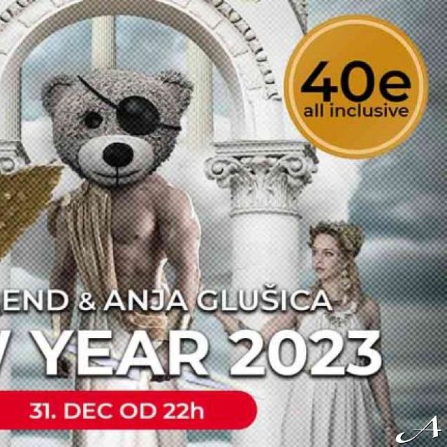Doček Nove godine - maskota i anđeli