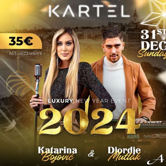 Nova godina na splavu Kartel - najava događaja