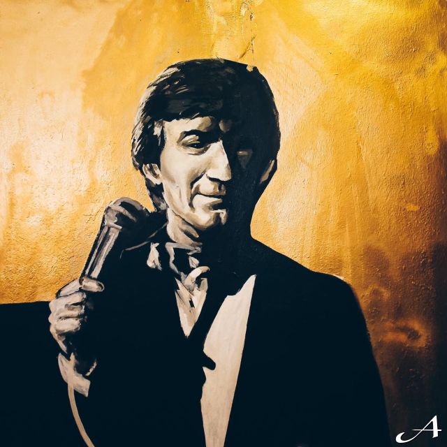 Kafana Druga Kuća - mural pevača
