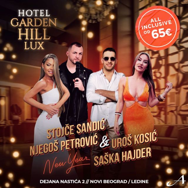 Hotel Garden Hill lux - izvođači za doček