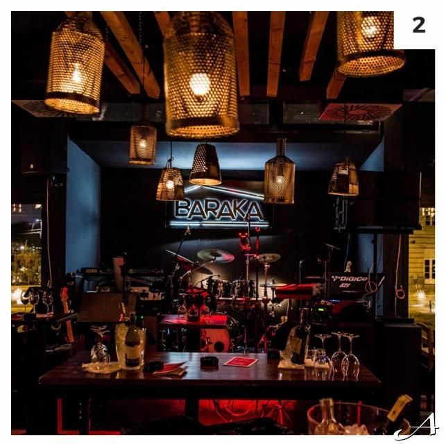 Klub restoran Baraka - binište i stolovi