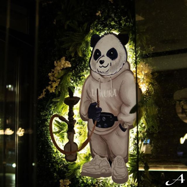 Premium club Luxura - panda sa nargilom
