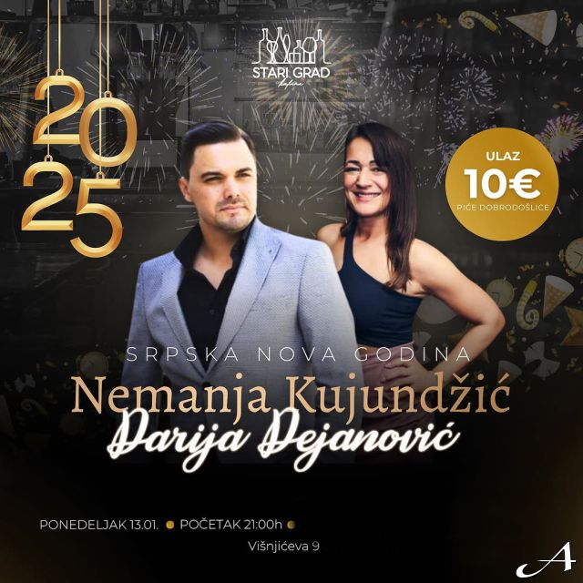 Kafana Stari grad - izvođači najava