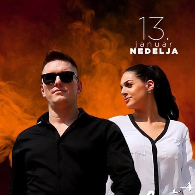 Doček Nove godine - dvoje ljudi