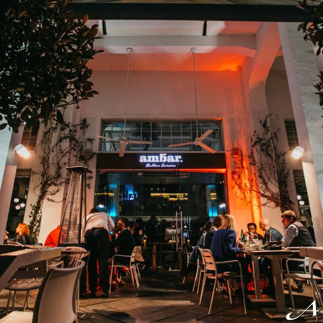 Ambar restoran - goste u bašti