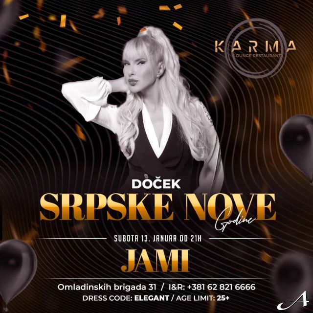 Restoran Karma - žena pozira