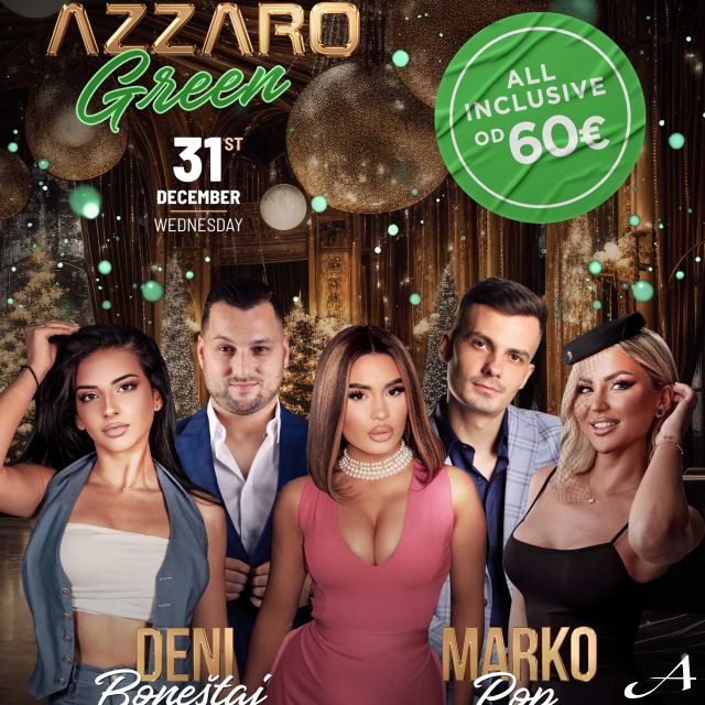 Nova godina - izvođači na sceni
