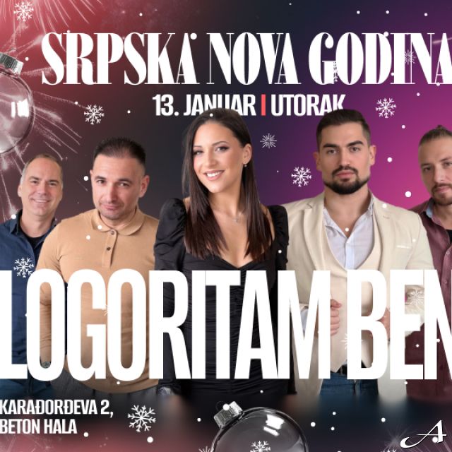 Srpska Nova godina - bend na sceni