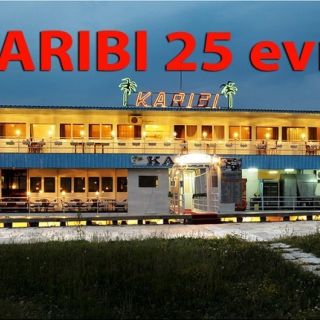 Splav restoran Karibi - noćni pogled