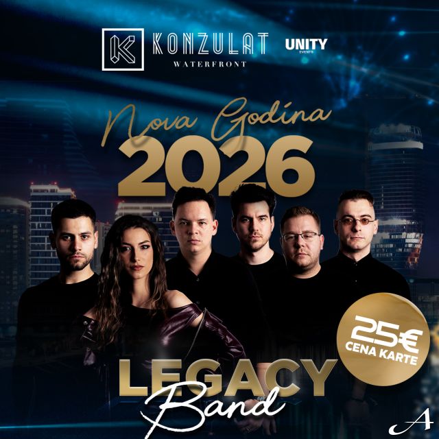 Doček Nove godine - bend Legacy