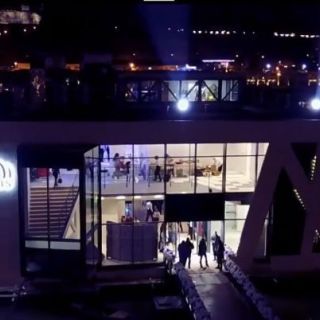 Event centar - spoljašnji izgled noću