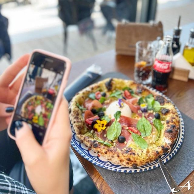 Restoran Dolly Bell - fotografisanje pizze