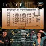 Nova godina na splavu Cotier - raspored stolova