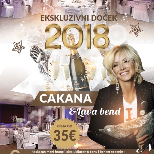 Novogodišnji doček - dekorisan banket sala