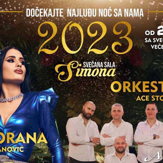 Nova godina - pevačica i orkestar