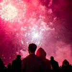 Garderoba za doček Nove godine na trgu