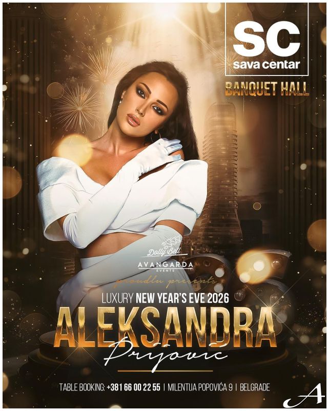 Aleksandra Prijović Doček Nove godine 2026