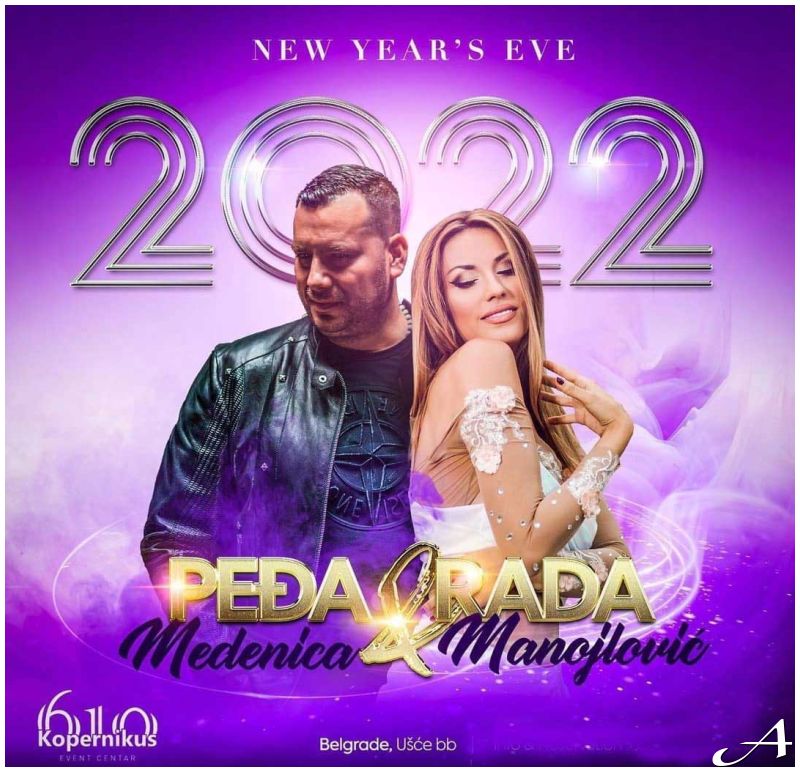 Peđa Medenica Doček Nove godine 2026